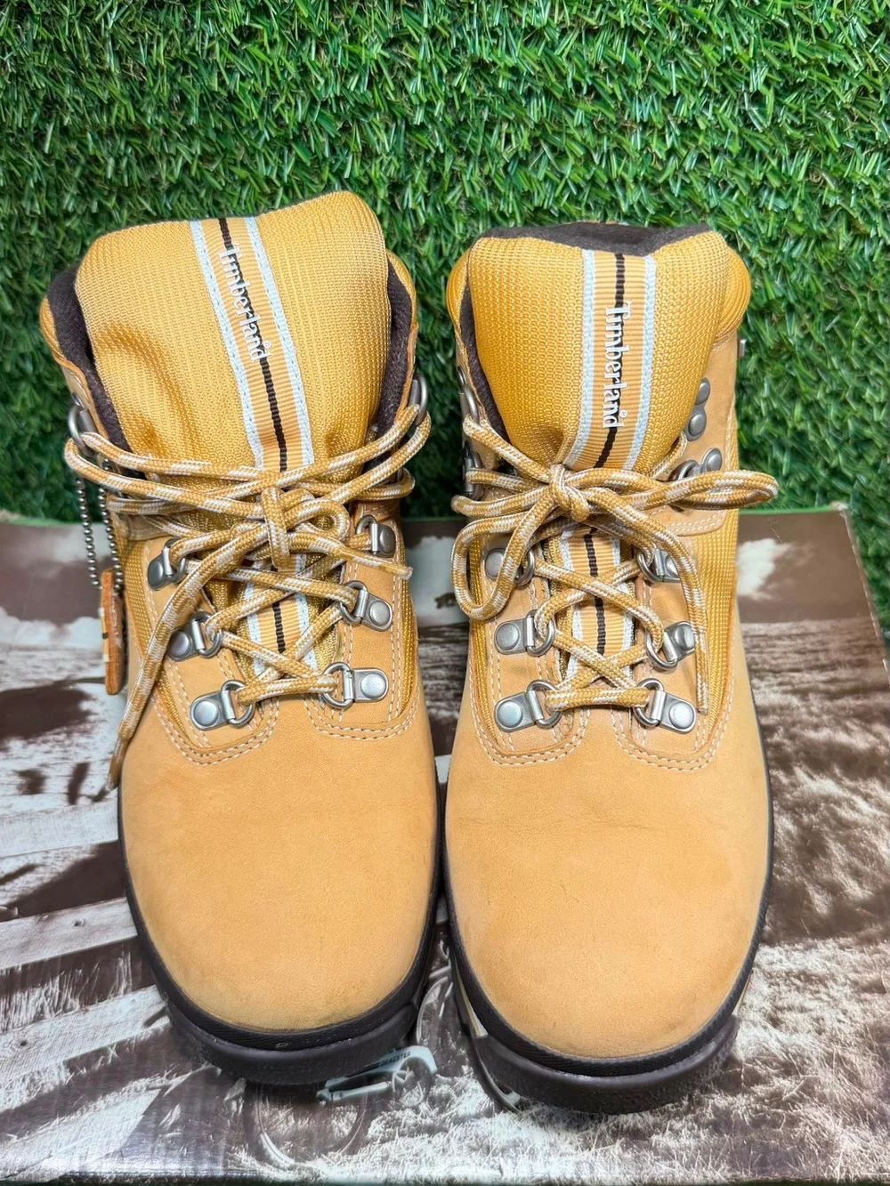 Timberland Euro Hiker Youth Size 4.5 M / 6 W Wheat Leather Boots 93961